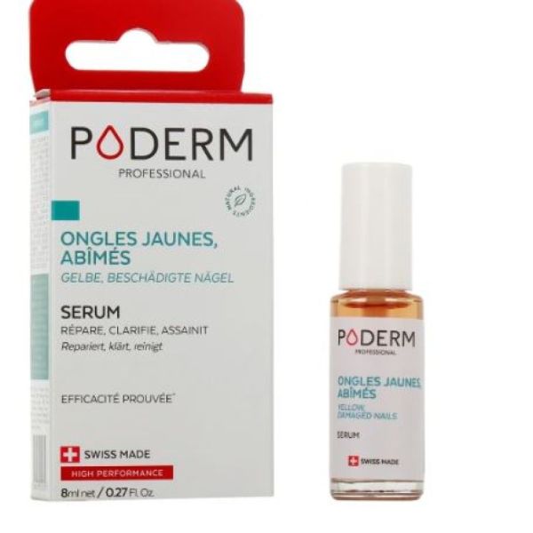 Poderm - Sérum ongles jaunes, abimés - 8 mL