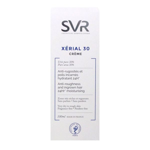 SVR - Xerial 30 crème anti-rugosité et poils incarnés - 100 ml