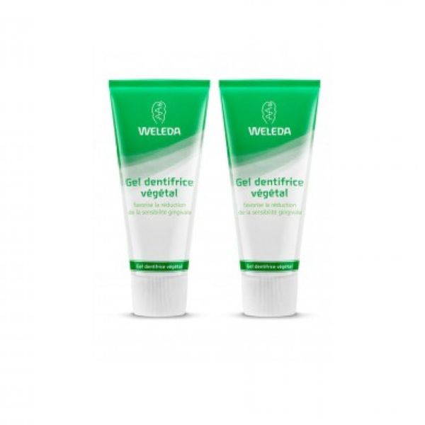 Weleda - Gel dentifrice végétal - 2 x 75 ml