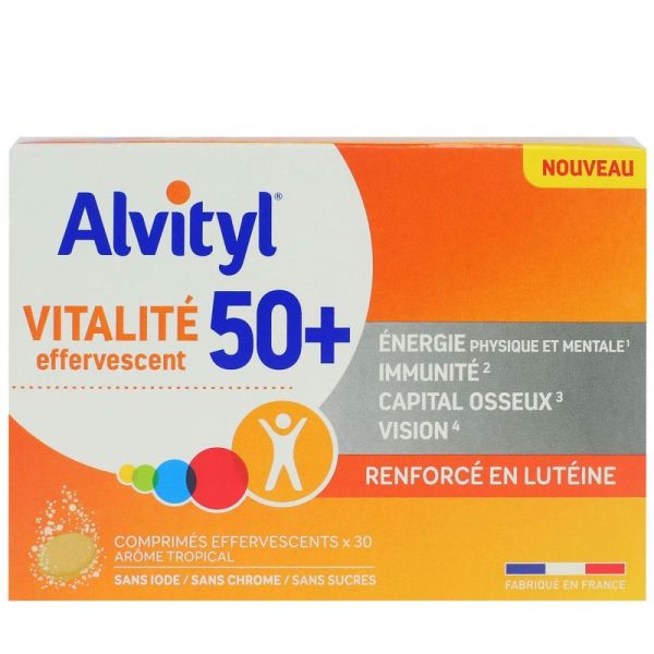 Alvityl - Vitalité 50+ effervescent - 30cpr