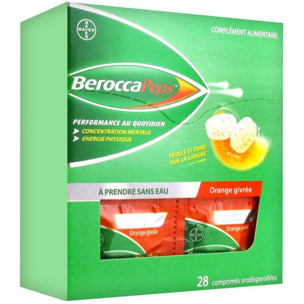 BeroccaPeps - Orange givrée - 28 comprimés