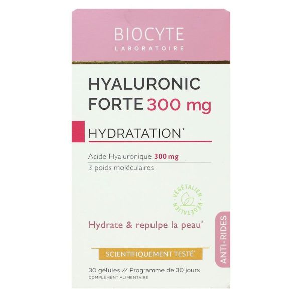 Biocyte - Hyaluron Forte hydratation - 30 gélules