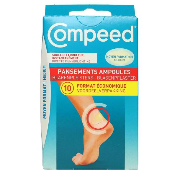 Compeed - Pansements ampoules - 10 pansements