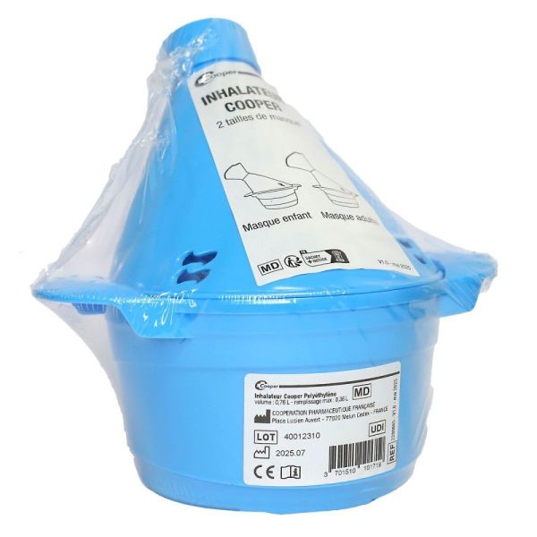 Cooper - Inhalateur polyéthylene colori aléatoire