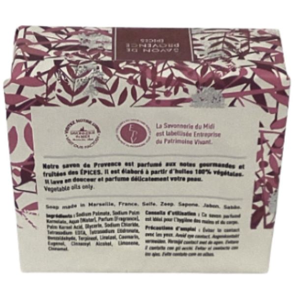 La corvette - Savon de provence Epices - 100g