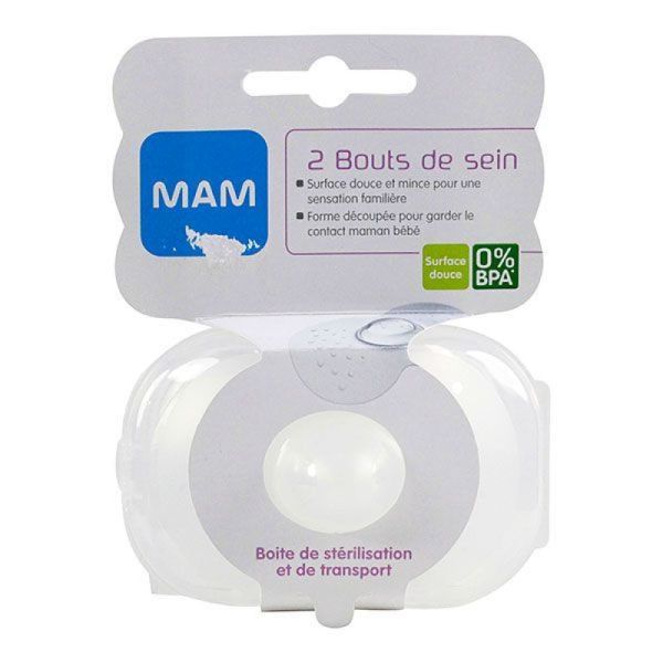 MAM - Bout de Sein Taille S - 2 Unités