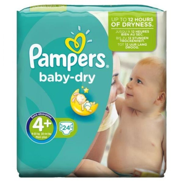 Pampers - Baby dry - 24 couches