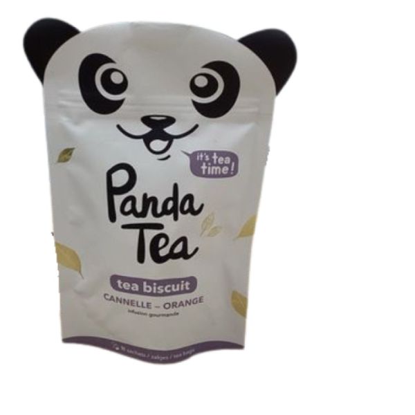 Panda Tea - Tea Biscuit à la cannelle et orange - 28 sachets