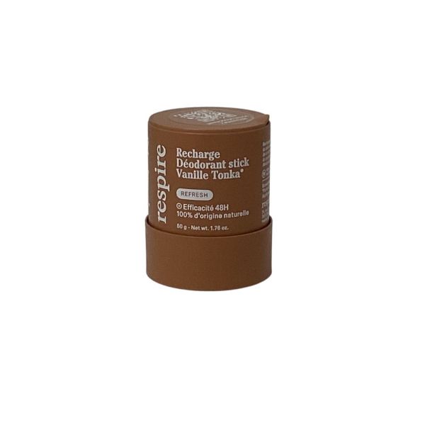 Respire - Recharge déodorant stick Vanille Tonka - 50 g