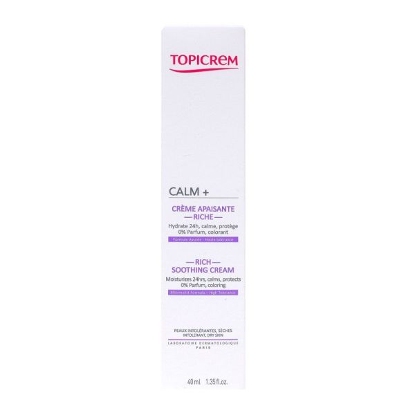 Topicrem - CALM+ Crème apaisante riche - 40 ml