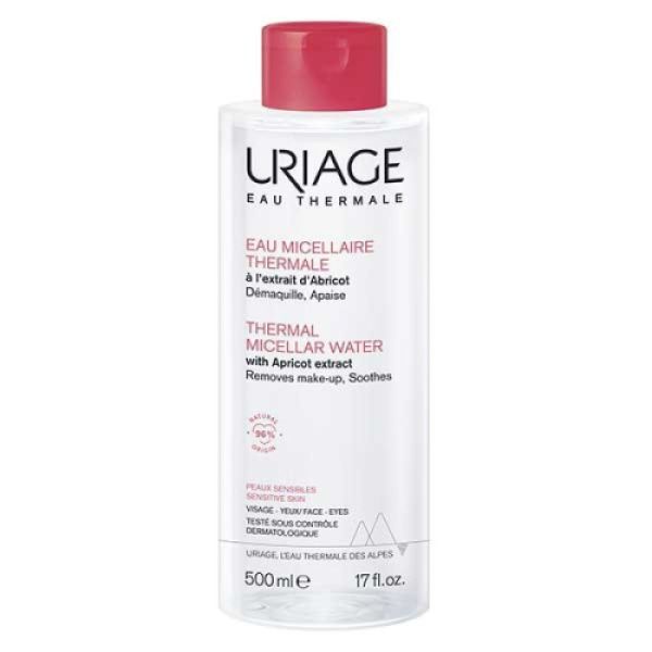 Uriage - Eau micellaire thermale à l'extrait d'abricot - 500ml