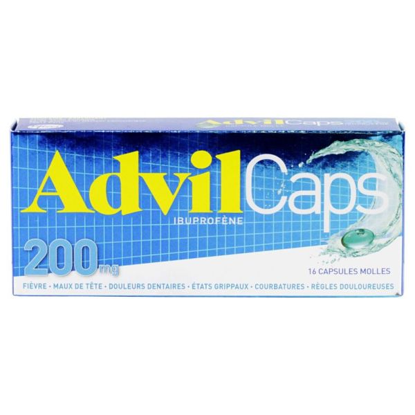 AdvilCaps 200 mg - 16 capsules molles