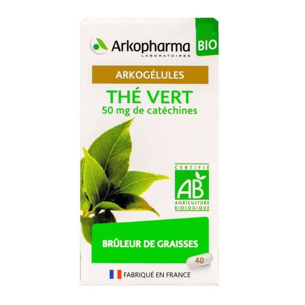 Arkopharma - Arkogélule Thé Vert Bio - 40 gélules