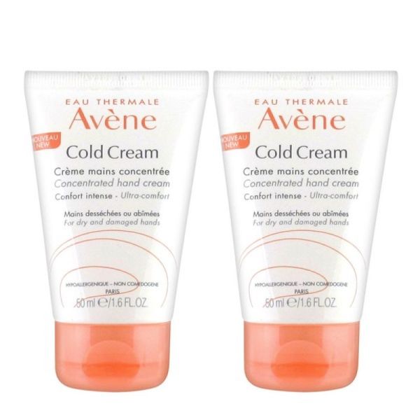 Avène - Cold cream crème mains concentrée - 2 x 50 ml