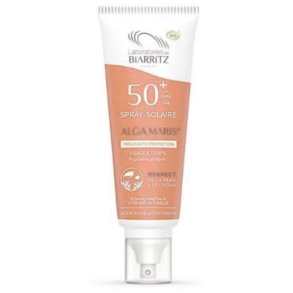 Biarritz - Spray Solaire SPF50+ Visage et Corps - 100mL