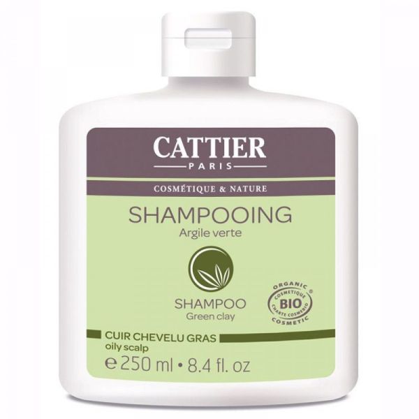 Cattier - Shampooing argile verte - 250 ml