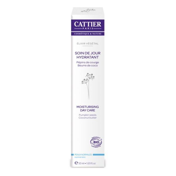 Cattier - Soin de jour hydratant Élixir Végétal - 50 ml