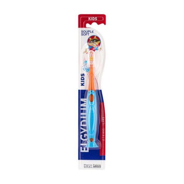 Elgydium - Brosse à dents Kids 2/6 ans - Brosse souple