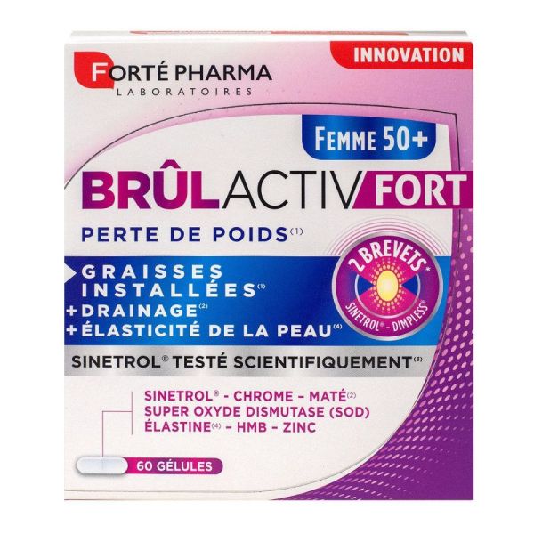 Forté Pharma - Brûlactivfort femme 50+ - 60 gélules