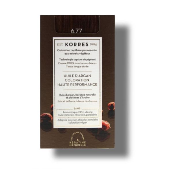 Korres - Coloration Haute Performance - 6.77 Blond foncé marron intense