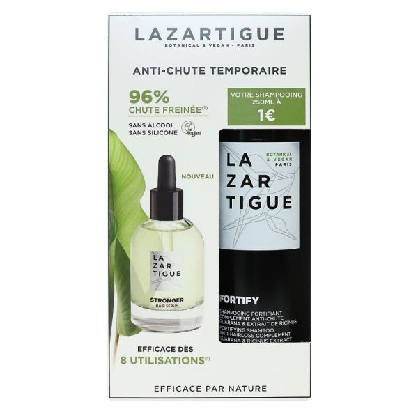Lazartigue - Anti chute temporaire - shampooing + sérum
