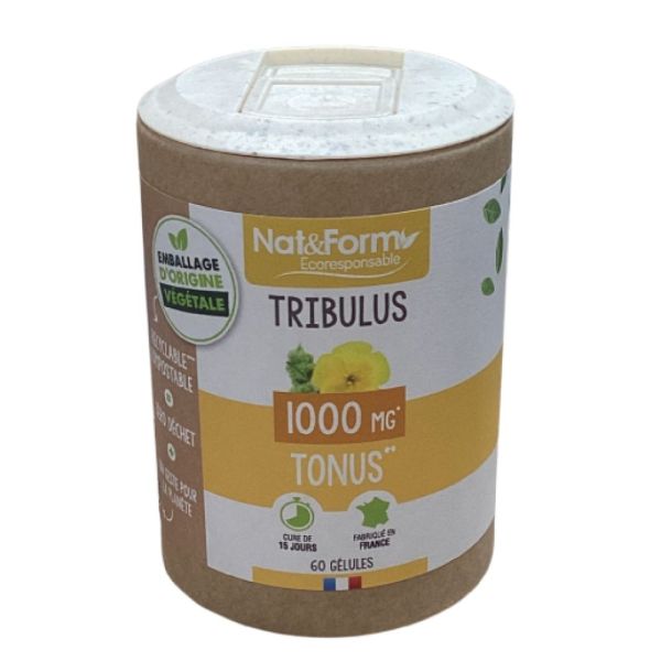 Nat & Form - Tribulus 1000mg tonus - 60 gélules