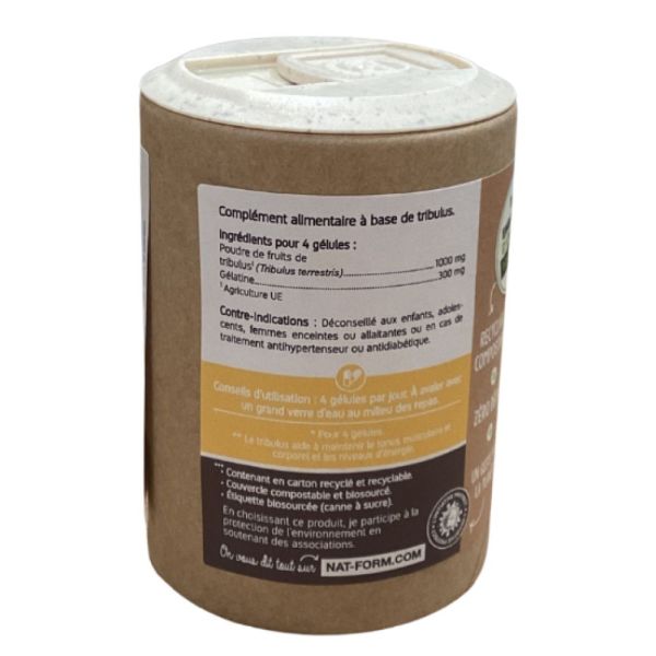 Nat & Form - Tribulus 1000mg tonus - 60 gélules