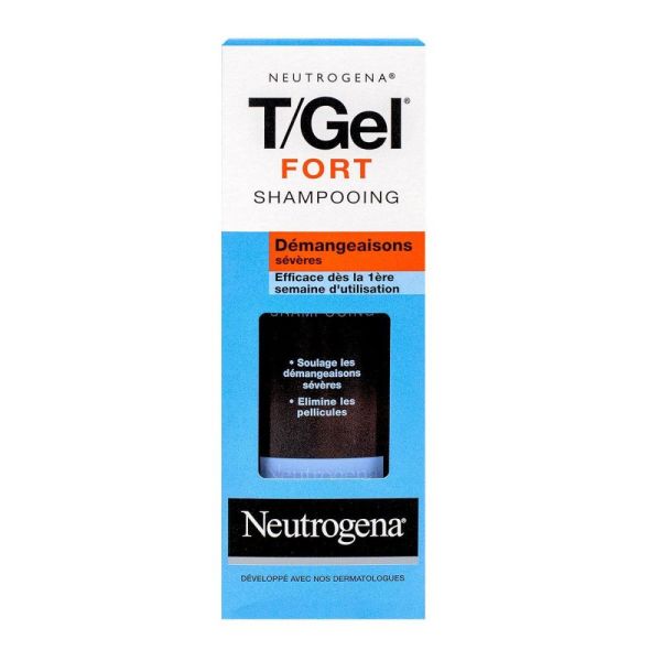 Neutrogena -  Shampooing antipelliculaire T gel Fort démangeaisons sévères