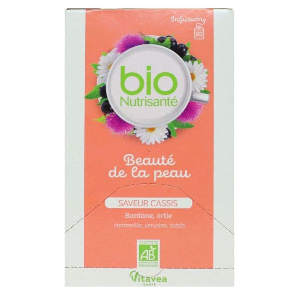 Nutrisanté - Infusion bio beauté de la peau - 20 sachets