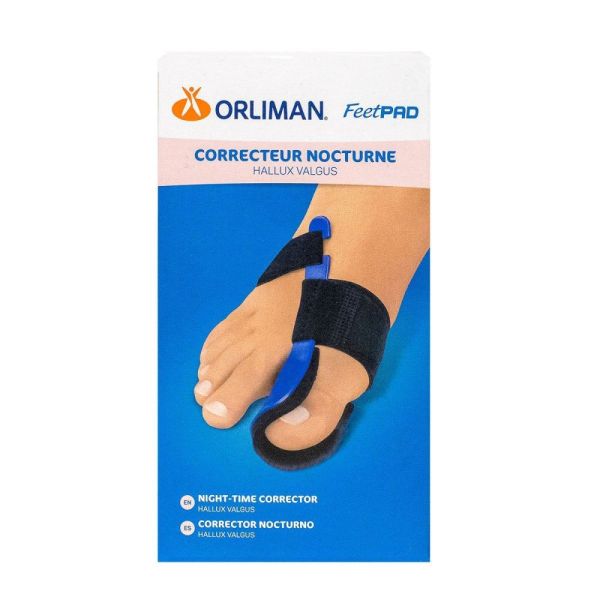 ORLIMAN - Correcteur nocturne hallux valgus Gauche