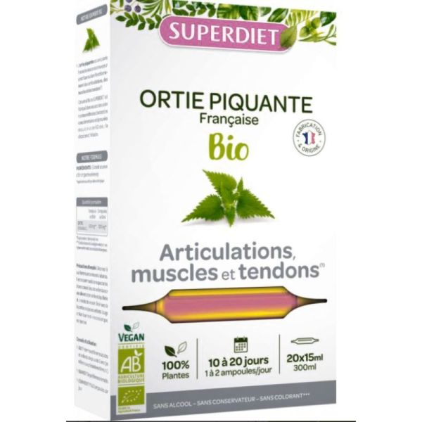 Superdiet - Ortie Piquante - 20 ampoules