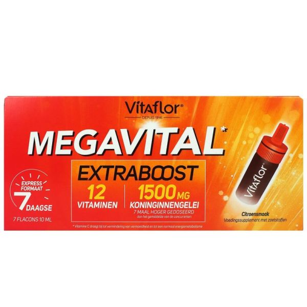 Vitaflor - Megavital extraboost saveur citron - 7x10mL