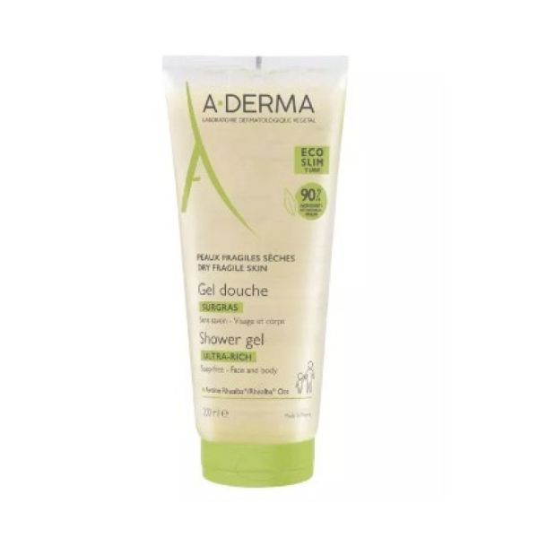 Aderma - Gel douche surgras écoconçu - 200mL