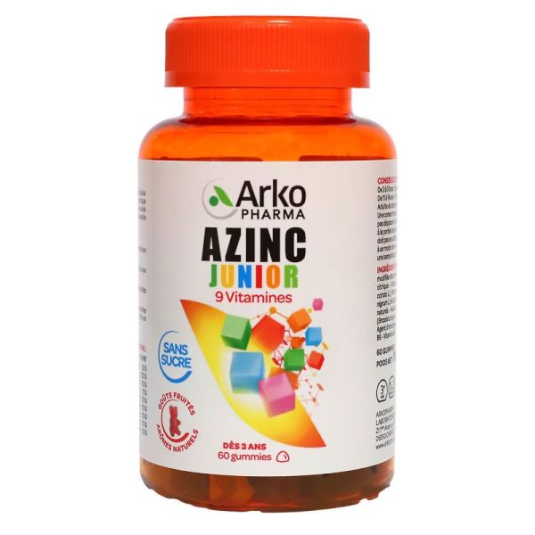 Arko Pharma - Azinc junior 9 vitamines - 60 gummies