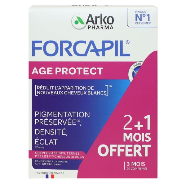 ArkoPharma - Forcapil Age protect - 90 comprimés