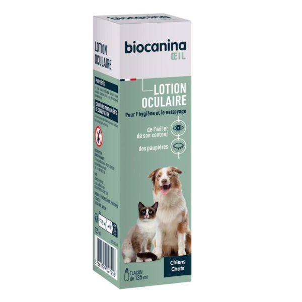 Biocanina - Lotion Oculaire Chiens et Chats - 135ml
