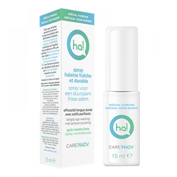 Care Innov - ha spray haleine fraîche spécial fumeur - 15 ml