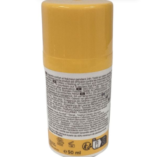 Cattier - Déodorant bergamote / orange - 50 ml