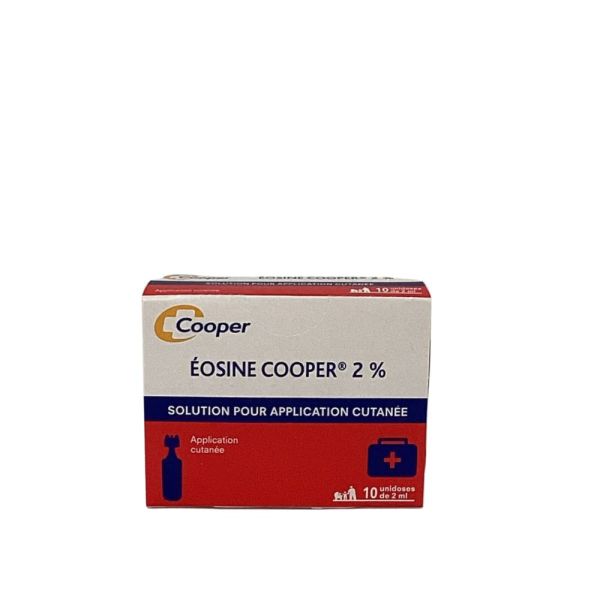 Cooper - Eosine 2% unidoses - 10 Unidoses de 2mL
