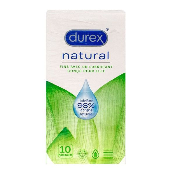 Durex - Natural - 10 préservatifs