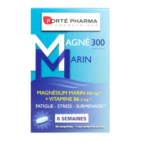 Forté Pharma - FortéMag 300 Marin - 56 comprimés