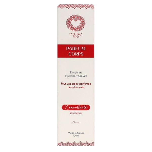 Musc Intime -  Brume Parfum Corps Rose Mystik l'envoutante - 120 ml