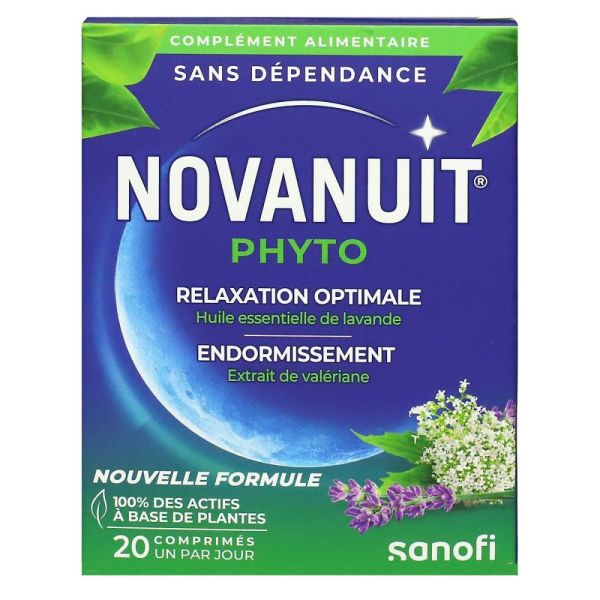 Novanuit Phyto - Relaxation optimale et endormissement - 20 comprimés