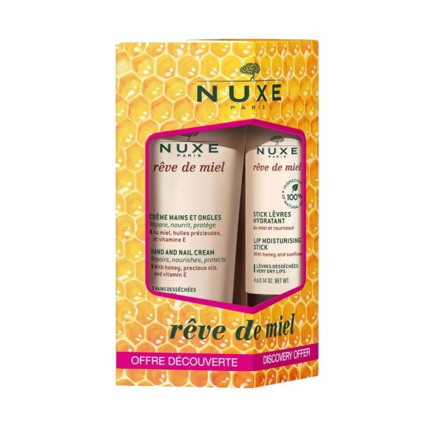 Nuxe - Coffret découverte rêve de miel mains et lèvres