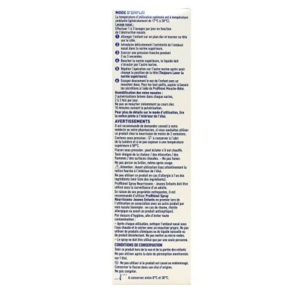 ProrhinelSpray nasal nourrisson jeunes enfant - 100ml
