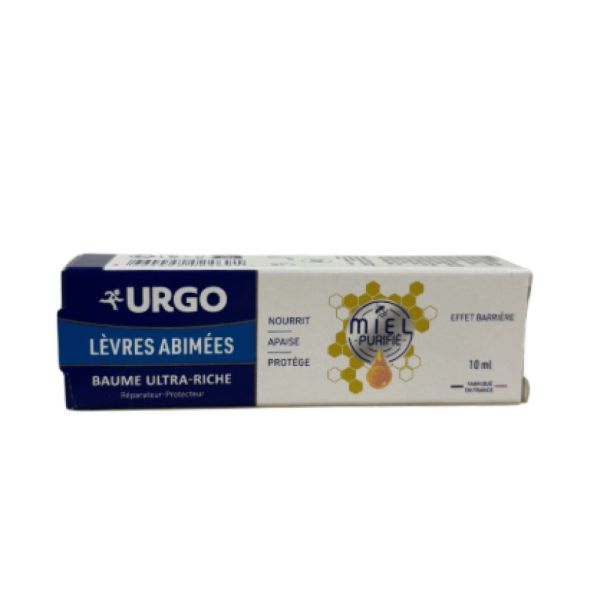 Urgo - Baume ultra-riche pour lèvres abimées - 10 mL