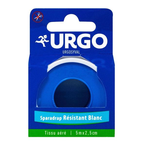 Urgosyval - Sparadrap tissu blanc - 5 m x 2,5 cm
