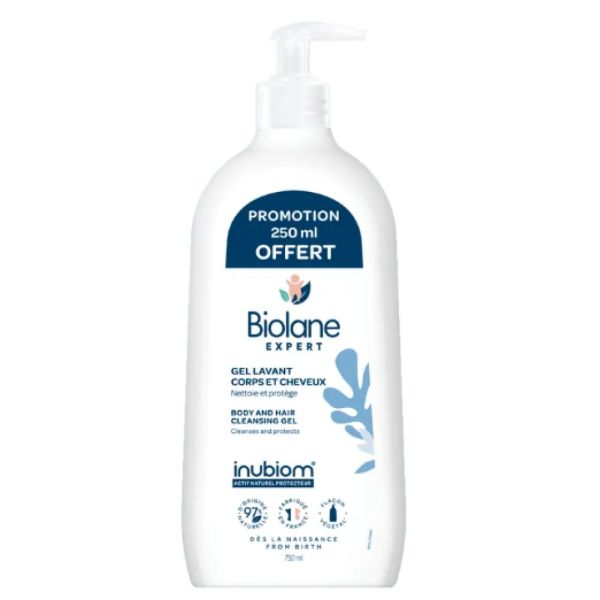 Biolane Expert - Gel Lavant Corps et Cheveux - 750 ml