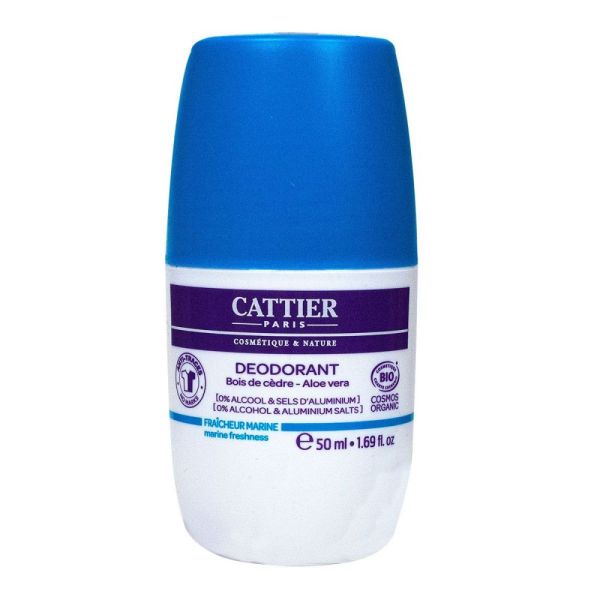 Cattier - Déodorant bois de cèdre / aloe vera - 50 ml