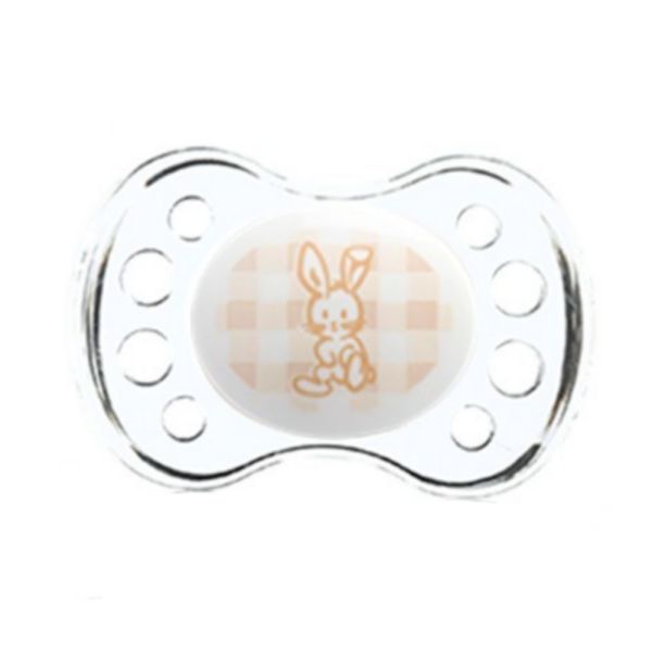 Dodie - Sucette anatomique symétrique silicone Lapin 0-2 mois